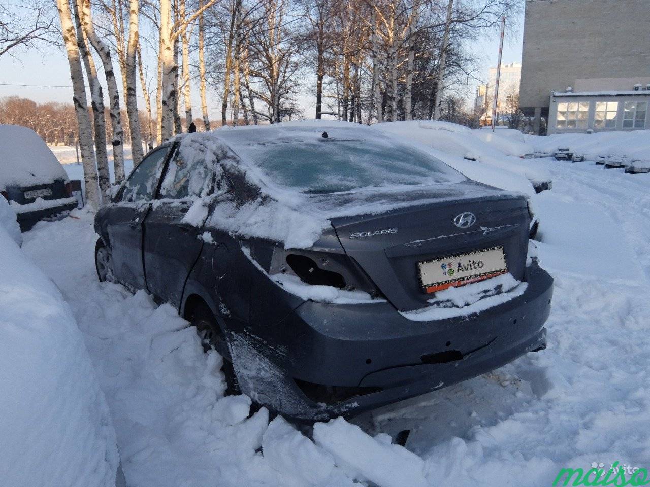Hyundai Solaris 1.4 AT, 2016, седан, битый в Санкт-Петербурге. Фото 3